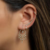 Karly Front Back Diamond Earrings
